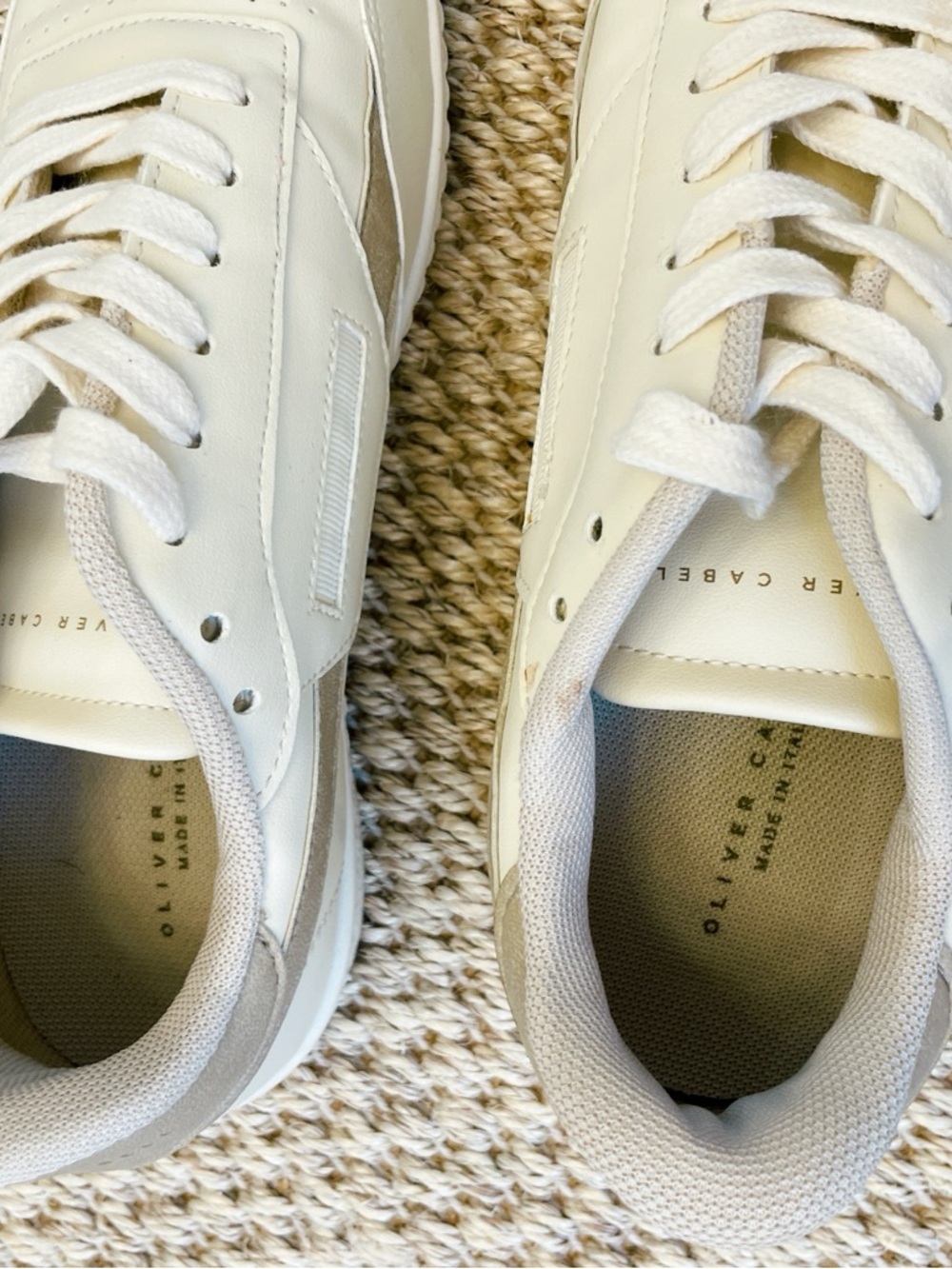 Oliver Cabell Womens Vegan 481 Cream Sneakers S 38 - Picture 7 of 13